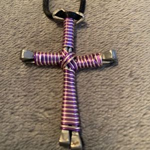 Handmade cross necklace